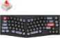 Keychron QMK Q8 65% Ergonomic Gateron G Pro Hot-Swappable Red Switch Mechanical, Black - US - Gaming-Tastatur