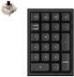 Keychron QMK Q0 Hot-Swappable Number Pad RGB Gateron G Pro Brown Switch Mechanical - Black Version - Egérpad