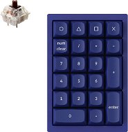 Keychron QMK Q0 Hot-Swappable Number Pad RGB Gateron G Pro Brown Switch Mechanical - Blue Version - Numerische Tastatur