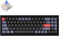 Keychron QMK Q7 70% Gateron G Pro Hot-Swappable Blue Switch Mechanical, Black - US - Gaming Keyboard