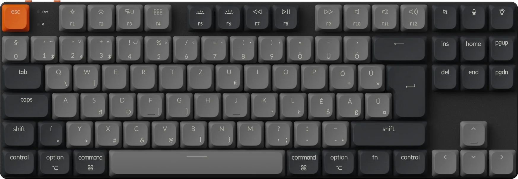 Keychron K1 V6 RGB, Low Profile 2.0 Brown - HU