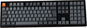 Keychron K10 Max Swappable RGB Backlight Red Switch - Black, CZ/SK - Herní klávesnice
