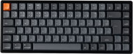 Keychron K2 Max Swappable RGB Backlight Aluminum Red Switch - Black, CZ/SK - Gaming Keyboard