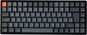 Keychron K2 Max Swappable RGB Backlight Aluminum Red Switch - Black, CZ/SK - Herní klávesnice