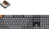 Keychron K5 Max Swappable Gateron RGB Backlight Brown Switch - US - Gamer billentyűzet