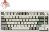 Keychron Q1 Max Swappable RGB Backlight Red Switch Knob Version - White, US - Herní klávesnice