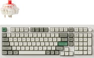 Keychron Q5 Max Swappable RGB Backlight Red Switch Knob Version - White, US - Herní klávesnice