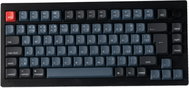 Keychron V1 Max Swappable RGB Backlight Banana Switch - Black - Knob Version, CZ/SK - Gaming Keyboard