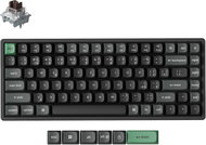 Keychron K2 Ultra 8K Wireless Hot-swappable RGB Backlight Aluminum Brown Switch - Black, CZ/SK - Gaming Keyboard