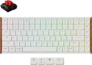 Keychron K3 Ultra 8K Wireless Hot-swappable RGB Backlight Red Switch - White, CZ/SK - Gaming Keyboard