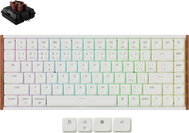 Keychron K3 Ultra 8K Wireless Hot-swappable RGB Backlight Brown Switch - White, CZ/SK - Gaming Keyboard