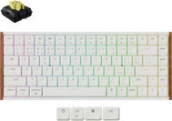 Keychron K3 Ultra 8K Wireless Hot-swappable RGB Backlight Banana Switch - White, CZ/SK - Gaming Keyboard