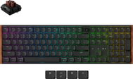 Keychron K5 Ultra 8K Wireless Hot-swappable RGB Backlight Brown Switch - Black, CZ/SK - Gaming Keyboard