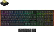 Keychron K5 Ultra 8K Wireless Hot-swappable RGB Backlight Banana Switch - Black, CZ/SK - Gaming Keyboard