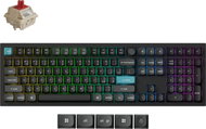 Keychron Q6 Ultra 8K Wireless Hot-swappable RGB Backlight Red Switch - Black, CZ/SK - Gaming Keyboard