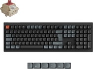 Keychron V6 Ultra 8K Silk POM Red Mechanikus Black - HU - Gaming Keyboard