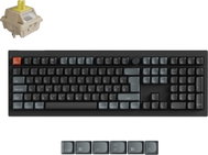 Keychron V6 Ultra 8K Silk POM Banana Mechanic Black - HU - Gaming Keyboard