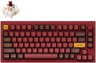 Keychron Q1 Swappable RGB Backlight Brown Switch Knob Version - Red - Gaming Keyboard