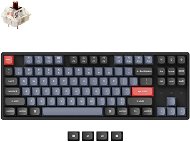 Keychron K8 Pro Swappable RGB Backlight Aluminum Brown Switch - Black - Gaming-Tastatur
