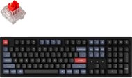 Keychron K10 Pro White Backlight Red Switch - schwarz - US - Gaming-Tastatur