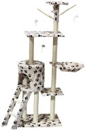 Hawaii Cat Scratching Post 138 cm paw pattern - Cat Scratcher