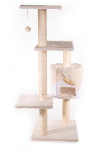 Hawaii Scratching post for cats 112 cm cream - Cat Scratcher - Main image