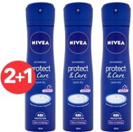 NIVEA Protect & Care, 3x 150ml - Antiperspirant for Women