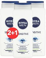 NIVEA Men Sensitive 500 ml 2+1 - Pánsky sprchový gél