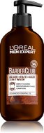 Čistiaci gél ĽORÉAL PARIS Men Expert Barber Club 3 v 1 Gel 200 ml - Čisticí gel