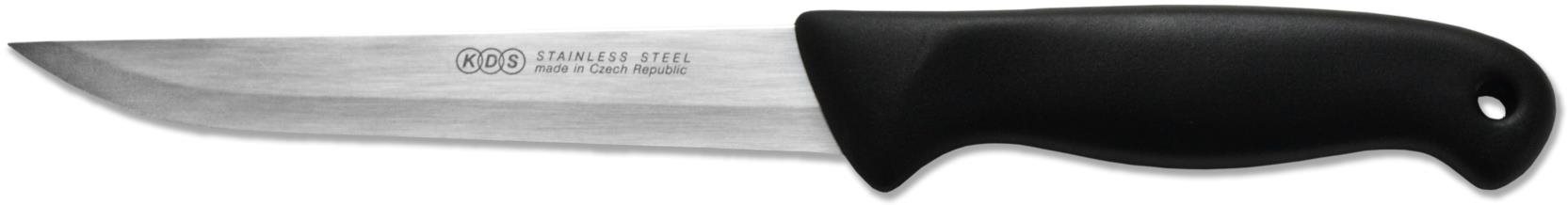 KDS Konyhakés, felső heggyel, 15 cm, fekete