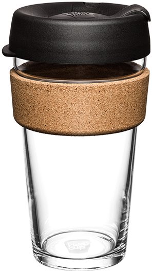 KeepCup bögre Brew Cork Black 454ml L