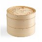 KEN HOM Excellence bambusz pároló 20 cm 2 szint + aprító 18 cm - Pároló