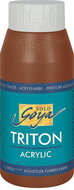KREUL TRITON SOLO GOYA, dark brown oxide, 750 ml - Acrylic Paints for Canvas