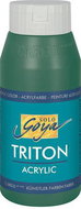 KREUL TRITON SOLO GOYA, dark green, 750 ml - Acrylic Paints for Canvas