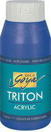 KREUL TRITON SOLO GOYA, ultramarín.modrá, 750 ml - Akrylové barvy na plátno
