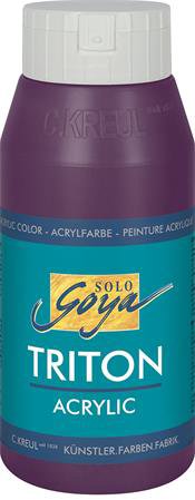 KREUL Triton Solo Goya, padlizsán, 750 ml - Akril festék - Fő fotó