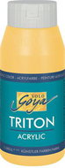 KREUL TRITON SOLO GOYA, cadmium yellow, 750 ml - Acrylic Paints for Canvas