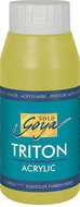 KREUL TRITON SOLO GOYA, light olive green, 750 ml - Acrylic Paints for Canvas