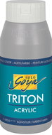 KREUL TRITON SOLO GOYA, Neutral Grey, 750 ml - Acrylic Paints for Canvas