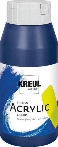 KREUL Triton Solo Goya, Phthalo Blue, 750 ml - Akril festék - Fő fotó