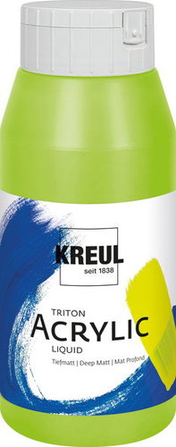 KREUL TRITON SOLO GOYA, Zinnoberrot Grün, 750 ml - Acryl-Farben  - Hauptbild