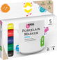 KREUL na porcelán, sada EASY, 5 barev - Popisovače