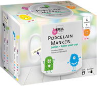 KREUL Porcelain Marker medium Junior Set Vybarvěte si šálek - Malování na hrnek