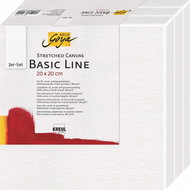 KREUL Basic Line 20 x 20 cm - sada 3 ks - Plátno na malování