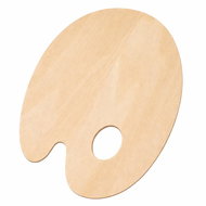 KREUL wooden lacquered 20 × 30 cm - Painter’s Palette