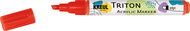 KREUL TRITON edge, 1 - 4 mm, červená rumělka - Marker