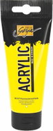 KREUL TRITON SOLO GOYA Fluorescent Yellow, 100 ml - Acrylic Paints for Canvas