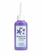 KREUL Window Color, Glitter-Violet, 80 ml - Glass Paints