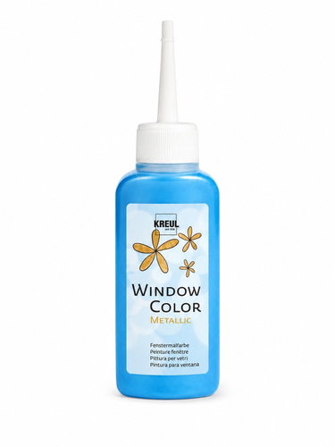 KREUL Window Color, Metalic-Blue, 80 ml - Üvegfesték - Fő fotó