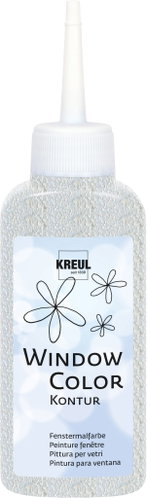 KREUL Window Color, konturovací barva, Transparent, 80 ml - Glass Paints - Main image